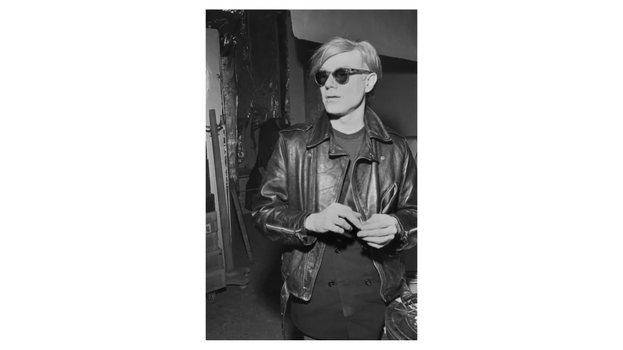Andy Warhol Posing For A Photo by Santi Visalli