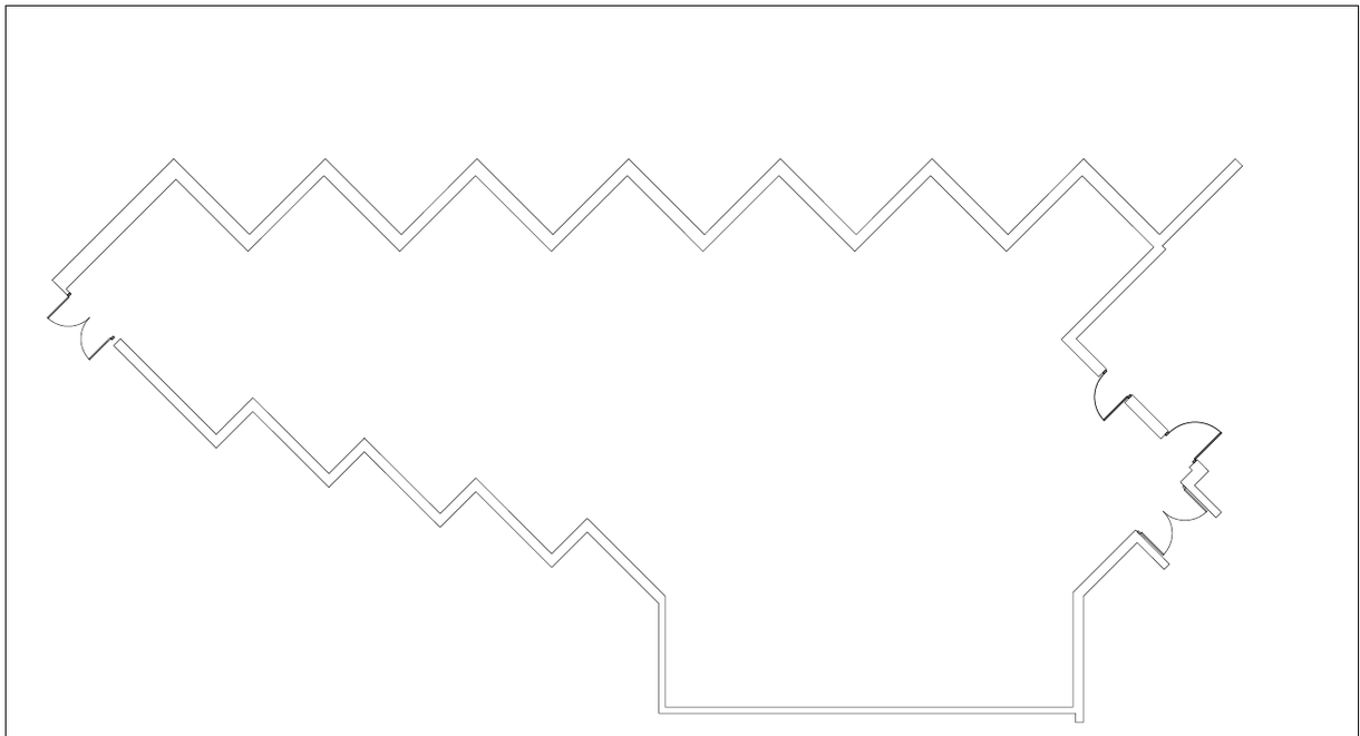 Visual plan of studio 1