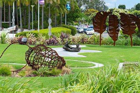 Outdoor Art Sculpture Walk