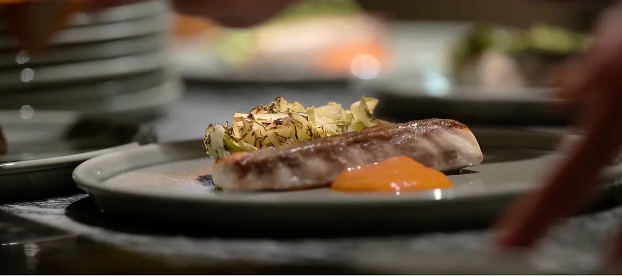 Plate of food at Palette Restaurant